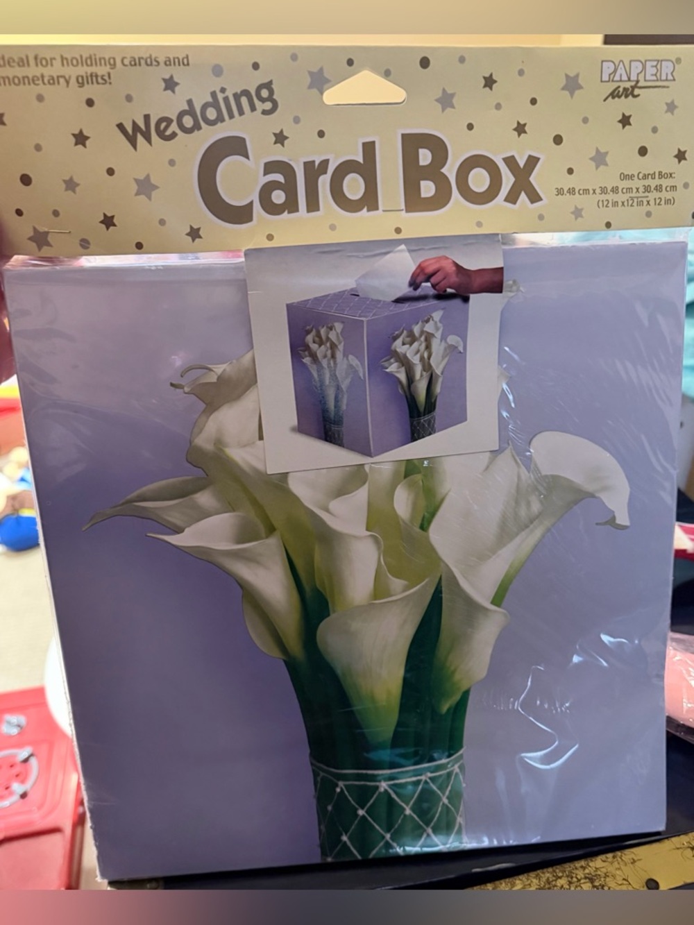 Wedding Card Box by - White Calla Lily Design